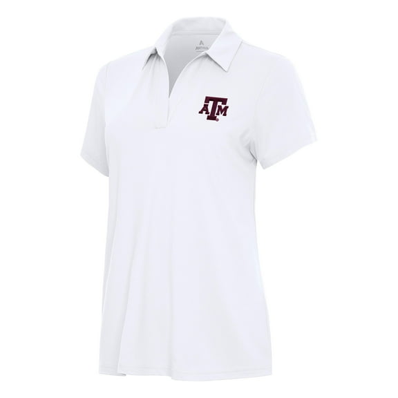 Women's Antigua White Texas A&M Aggies Era Polo
