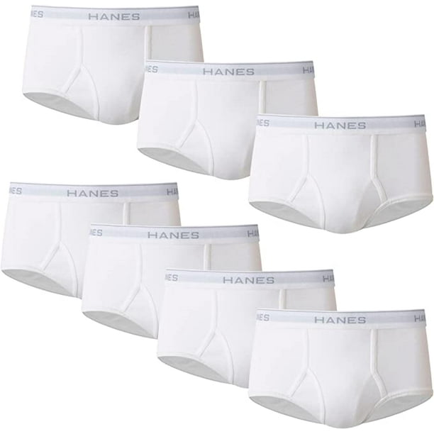 Hanes Men's Tagless White Briefs with ComfortFlex Waistband Medium 32