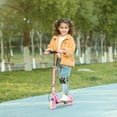 thumbnail image 2 of Qaba Trottinette pour Enfants de 3 à 8 Ans, Trottinettes à Pousser Réglables avec Roues Lumineuses, 2 of 10