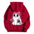 thumbnail image 5 of WEAIXIMIUNG Sweat à Capuche Graphique pour Femmes Imprimé Lettres, 5 of 5