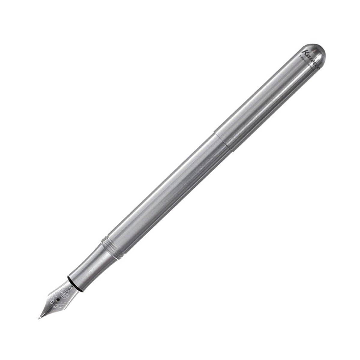 Kaweco 10000150 Liliput Silver Fountain Pen, Broad