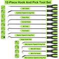 thumbnail image 3 of Mechanic Hook and Pick Tool Set & Car Trim Removal Kit with Fastener Clip Pliers Rivet Puller Magnetic Pickup Gasket Scraper NonScratch Plastic Pry Tools for Automotive Repair, 3 of 7
