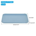 thumbnail image 2 of Unique Bargains 12x9' Plateau de Restauration Rapide, 2 Pack PP Plastique Réutilisable Multi-Usage Antidérapant Plateau de Service Bleu, 2 of 5