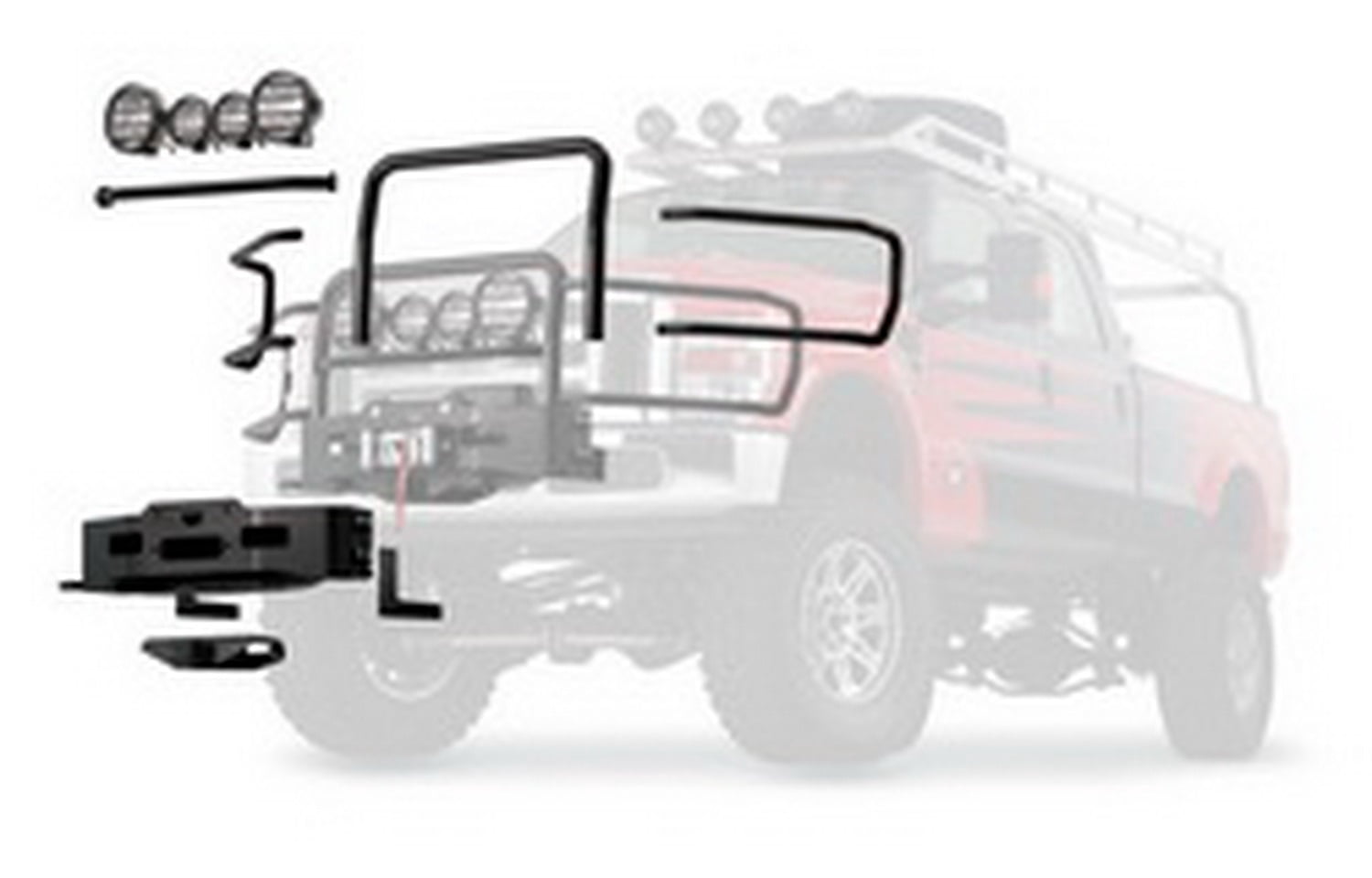 Warn 84265 Gen II Trans4Mer; Winch Mount Kit