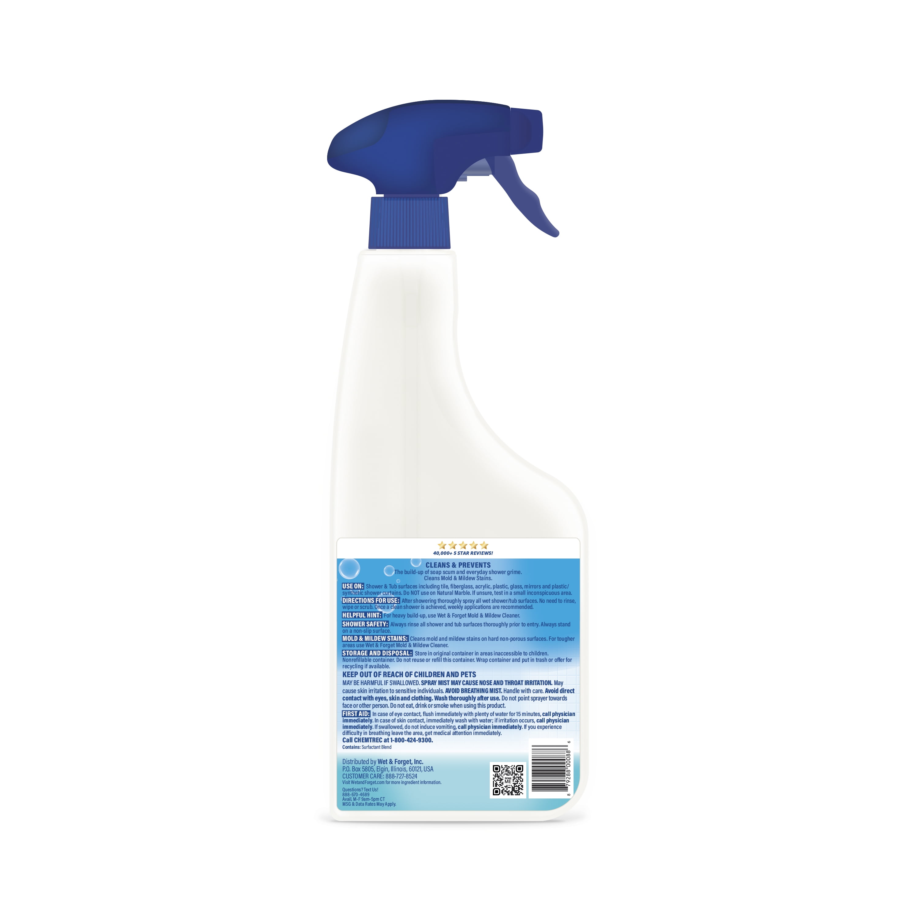 (2 pack) Wet & Forget Shower Cleaner, Fresh Scent, 16.9 fl oz Spray