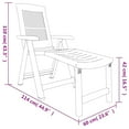 thumbnail image 4 of vidaXL Sun Lounger Green Plastic, 4 of 5
