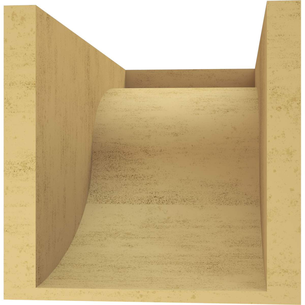 9"W x 18"D x 9"H Wide Del Monte Rough Cedar Woodgrain TimberThane Corbel, Primed Tan