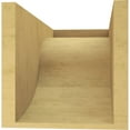 thumbnail image 4 of 9"W x 18"D x 9"H Wide Del Monte Rough Cedar Woodgrain TimberThane Corbel, Primed Tan, 4 of 6