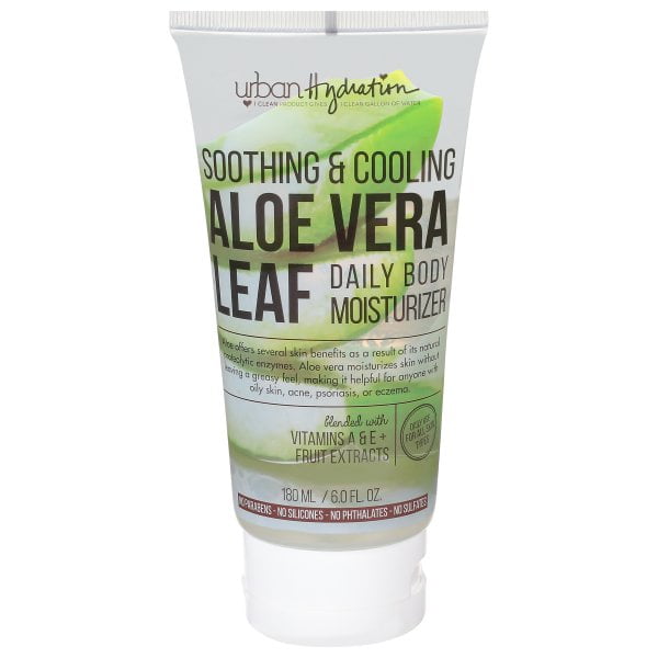 Huiskamer Refrein knoop Urban Hydration Aloe Vera Leaf Body Gel Moisturizer 6 OZ - Walmart.com
