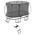 thumbnail image 1 of Springfree 8ft x13ft Oval Trampoline with Enclosure and FlexrStep V2 Ladder, 1 of 12