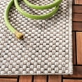 thumbnail image 5 of SAFAVIEH Courtyard Finnian Solid Indoor/Outdoor Area Rug, Beige/Brown, 9' x 9' Square, 5 of 7