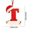 thumbnail image 3 of Navidad Little Red Hat Carta Colgante DIY Escribible Nombre 26 Carta Colgante Wmkox8yii gf6264, 3 of 4
