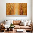 thumbnail image 2 of Elephant Stock Our Rainy Sunset Wall Art - Horizontal Multi Panel Canvas - Living Room Wall Decor - Abstract Multi Panel - Red And Orange Decor By Ekaterina Ermilkina - 65" x 42", 2 of 8