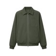 thumbnail image 4 of Rvwovn Men's Ribbed Trucker Jacket Full Zip Lapel Collar Corduroy Fall Outerwear for Daily Wear, 4 of 6