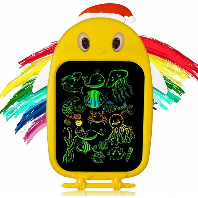 Tableta de escritura LCD de 8,5 pulgadas, tableta de dibujo de pizarra colorida, almohadilla de dibujo electrónica con función de bloqueo, juguetes educativos y de aprendizaje para Sincero Hogar