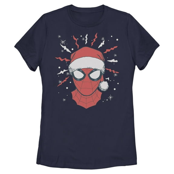 Womens Marvel Christmas Senses Tingling T Shirt