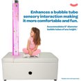 thumbnail image 4 of Playlearn Bubble Tube & Fiber Optic Padded Platform Base - Light Grey Rectangle Unit- 99cm X 69cm, 4 of 6