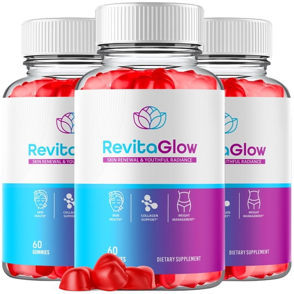 Revita Glow Gut Health Gummies Advanced Formula Digestion Support RevitaGlow 180 Gummies