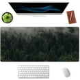 thumbnail image 3 of Pine Trees Desk Pad, Extended Gaming Mouse Pad (35.4x15.7 in), Large Non-Slip Rubber Base Mousepad with Stitched Edges, Waterproof Keyboard Mouse Pad Desk Mat for Work, Game, Office, Home, 3 of 6