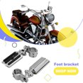 thumbnail image 2 of Pedal de motocicleta de aluminio Soporte profesional Universal elegante Soportes ajustables Reemplazo de piezas Accesorios electrochlate 1 par Scienceny VI002312-02, 2 of 7