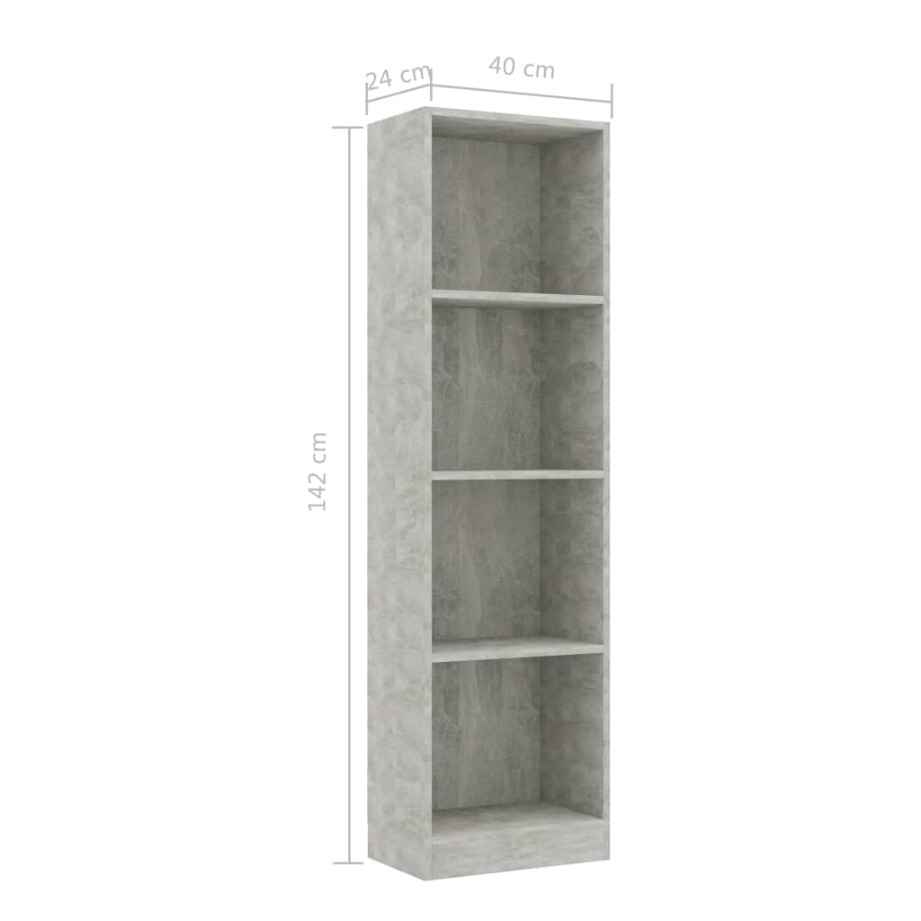 Kepooman 4-layer Modern Floor Cabinet, Home Book Cabinet,Side Corner Storage Cabinet for Kitchen, Wood White Kepooman 4-layer Modern Floor Cabinet, Home Book Cabinet,Side Corner Storage Cabinet for Kitchen, Wood White