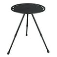 thumbnail image 1 of yeacher Table Pliante Légère et Portable en Aluminium pour le Camping, la Randonnée et les Aventures en Plein Air - Design Rond Noir (Sans Support de Lampe), 1 of 6