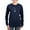 Navy, variant on - The Face Of An Evil Women's Long Sleeve T Shirt - Women's Long Sleeve Graphic Tee Casual Fit