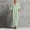 Green, variant on Women's 100%Cotton Caftan Casual Maxi Dress Soft Breathable with Pockets,Loose Flattering for Daily Commute & Vacation