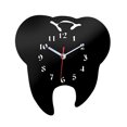 thumbnail image 1 of Reloj de pared creativo con forma de diente, silencioso, no hace tictac, 21 cm, 1 of 1