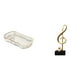 thumbnail image 1 of Bandeja de almacenamiento,Bandeja rectangular para servir,ideal para frutas y postres.,Bandeja decorativa multifuncional para el hogar,Figura de escritorio,Escultura de notas musicales para, 1 of 8