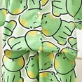 thumbnail image 5 of Faraee Toddler Boy Clothes 2Pcs Summer Beach Outfits Short Sleeve Button Down Shirt Shorts Baby Boys Casual Clothing Set 1-14 Years Green, 5 of 6