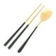 thumbnail image 5 of Palillos de acero inoxidable, palillos reutilizables de acero inoxidable, juego de cucharas, cuchara de acero inoxidable, rendimiento lleno de energía Jadeshay A, 5 of 8