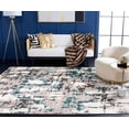 thumbnail image 3 of SAFAVIEH Skyler Langston Distressed Area Rug, Grey/Blue, 8' x 10', 3 of 9