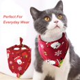 thumbnail image 4 of 2 Pieces Christmas Dog Bandanas, Dog Scarf, Christmas Dog Bandanas, Dog Scarf for Pets Christmas Decorations, Suitable for Christmas Gifts for Cats and Dogs, 4 of 5