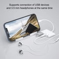 thumbnail image 4 of Uniytriox iPhone USB+3.5mm Audio Adapter, USB Camera Reader Adapter, iPhone Headphone Adapter, Charging Cable Adapter Compatible with iPhone 14/13/12/11/X/8, 4 of 5