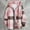 Pink, variant on Plaid Jacket for Men Hooded Long Sleeves Shacket with Drawstring Hood and Chest Pocket Button Down Casual Loose Soft Comfy Shirt Jacket for MEn Fall Winter Daily Layering Wear