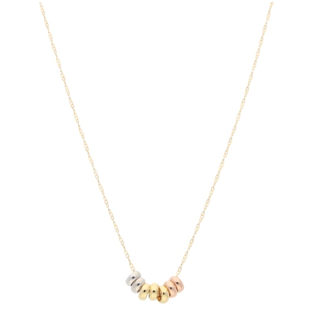 Gargantilla Oro Italiano 14k Kilates, Anillos Semanario. GV DISEÑOS FLORENTINO
