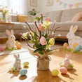 thumbnail image 4 of Mini Easter Egg Tree Decor - Tabletop Tree Statue with Ornament Eggs, Easter Party & Wedding Centerpiece, Spring Summer Home Decoration Gift, 4 of 5