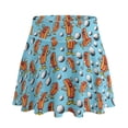 thumbnail image 5 of FUIALDOLG Womens Athletic Skorts Cartoon Hot Dog And Golf Athletic Skirts Women High Waisted Golf Skirt Active Tennis Outfits with Inner Shorts Sport Pleated Pickleball Skort Casual Mini Dress,L, 5 of 8