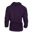 thumbnail image 3 of Ideology Women's  Funnel-Neck Fleece Top XS Wicked Purple, 3 of 3