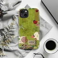 thumbnail image 6 of Retro Grunge Green Collage Phone Case, Ladybug & Old School Mix Tape Cover for iPhone 17 16 15 14 13 12 11 Pro Max, 6 of 6