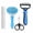 Blue 17-Tooth, variant on Dematting Comb for Cats and Dogs, Dual-Sided Pet Grooming Brush for Mats Tangles and Loose Fur, Rounded Teeth Deshedding Undercoat Rake for Long Hair Pets