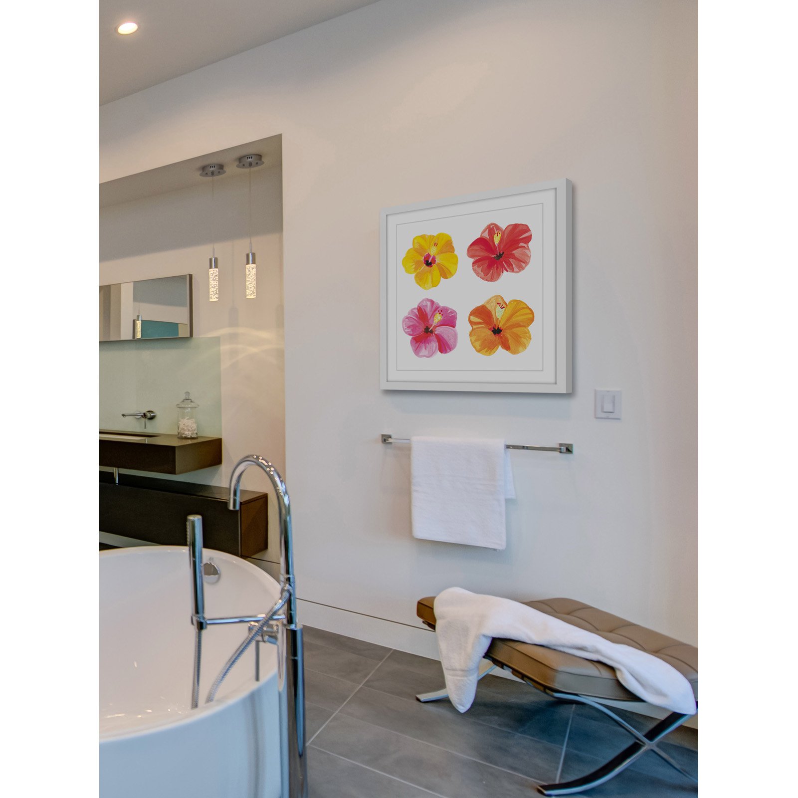 Marmont Hill "Hibiscus" by Molly Rosner Framed Painting Print