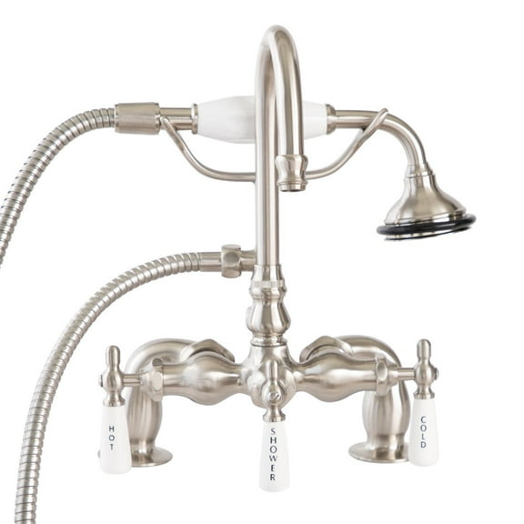 Mason Hill Collection Deck Mount High Spout Tub Faucet with Handshower