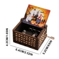 thumbnail image 3 of Caja Música Manivela Víspera Halloween Tallada Retro Del (B), 3 of 3