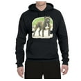 thumbnail image 2 of Wild Bobby, Pitbull Dog Animal Pet Lover, Dog Lover, Unisex Graphic Hoodie Sweatshirt, Black, X-Large, 2 of 3