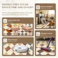 thumbnail image 5 of BERTHMEER 5'x7' Area Rugs for Living Room Modern Rhombus Checkered Rugs Bedroom Office Dining Room Farmhouse Geometric Contemporary Washable Non Slip Rugs Carpets, Colorful, 5 of 7