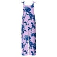 thumbnail image 5 of Riecok Wide Leg Jumpsuit for Women Sleeveless One Piece Rompers Casual Beach Vacation Overalls with Pockets, 5 of 5