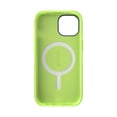 thumbnail image 2 of Speck iPhone 16e/15/14/13 CandyShell Grip MagSafe Compatible Case in Neo Drab and Glow Green, 2 of 7