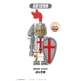 thumbnail image 3 of XH Medieval Solider Golden Temple Empire Knight Roman Gladitor Legion Soldiers Bloques De Construcción Figuras Juguete X0348 X0316 X0320, 3 of 4